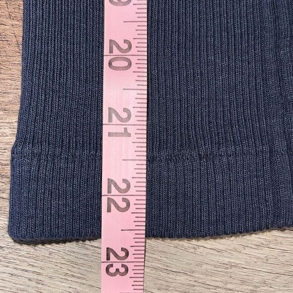 Sugar Products Womens Ribbed Half Button Long Sleeve Knit Top‎ Navy Size XSmall - Picture 7 of 7